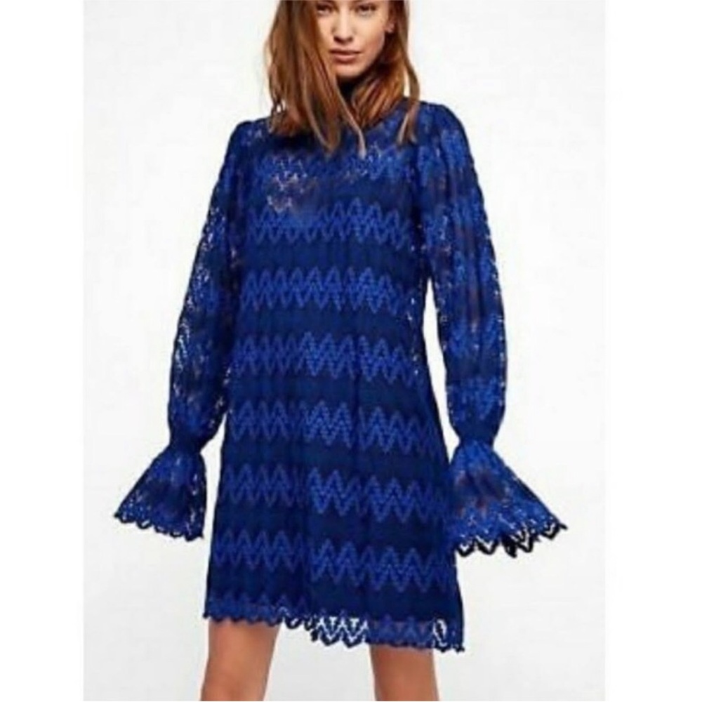 Free People Simone Mock Neck Dress | Size Small